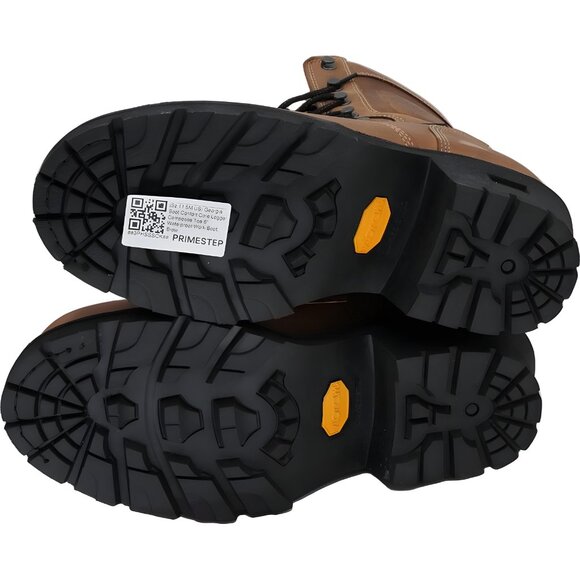 Georgia Boot Logger 8" Waterproof Composite Toe Work Boot Brown Men's US 11.5M - Picture 6 of 6